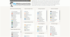 Desktop Screenshot of mywebmasterlinks.com