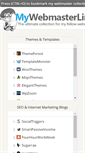Mobile Screenshot of mywebmasterlinks.com